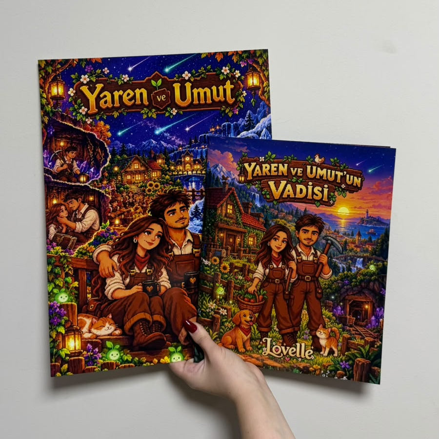 Stardew Valley Temalı Kişiselleştirilmiş Kitap